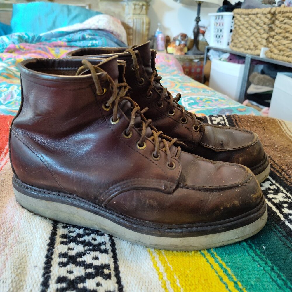 Red Wing Classic Moc Steel toe boots size 8.5